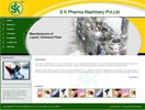 Website Designing - S.K. Pharma Machinery Pvt. Ltd.